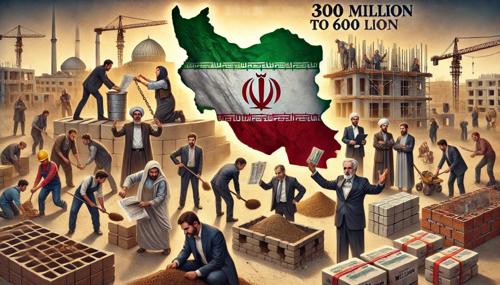 متن جایگزین برای عکس در سایت: "نمایی از فعالیت‌های ساخت‌وساز مسکن در ایران، با تأکید بر تسهیلات ساخت‌وساز ۱۴۰۳، شامل وام‌های ۳۰۰ تا ۶۰۰ میلیون تومانی برای پروژه‌های مسکونی. این تصویر نشان‌دهنده چالش‌ها و فرصت‌های موجود در بازار مسکن کشور است."